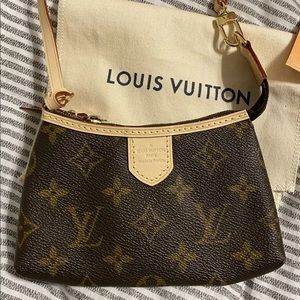 Louis Vuitton Delightful Mini Pochette Retired HTF All New Vachetta  M40309